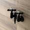 Kingston Brass AE37T0 3-3/8 Inch Wall Mount Tub Faucet, Matte Black AE37T0 - alternate 2